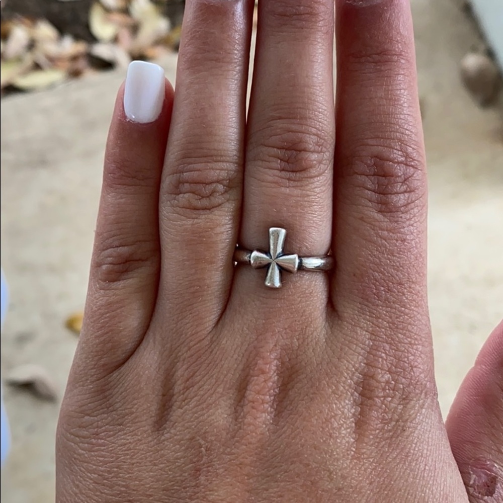 James Avery cross ring
